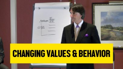 Changing Values and Behavior